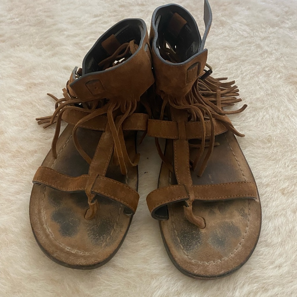 Saint Laurent Moccasin Sandals - 38 - Picture 2 of 11